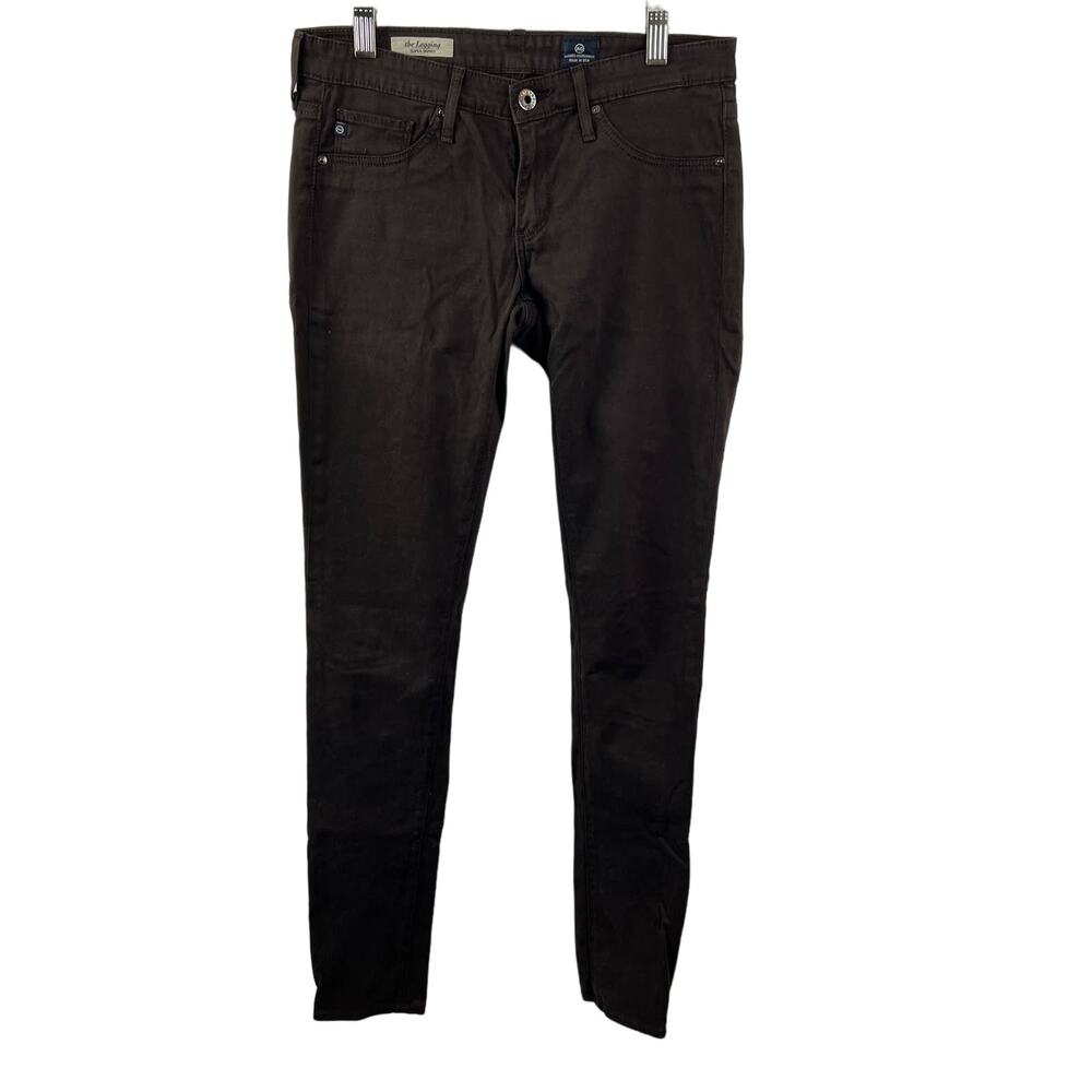 AG Adriano Goldschmied The Legging Super Skinny Jeans Brown Low Rise USA 26R